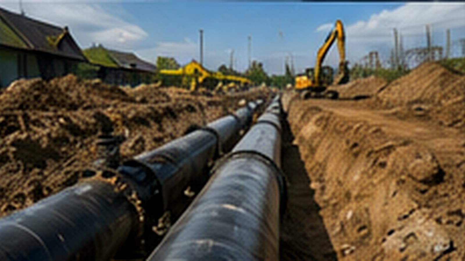 Реконструкция водопроводной магистрали, ул. Савушкина